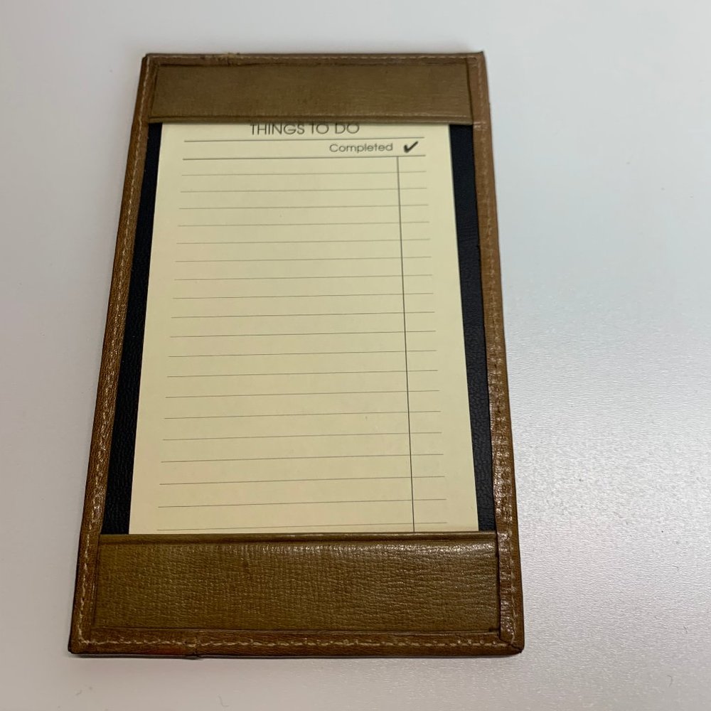 NWT Belton Brown Calf Leather To Do List